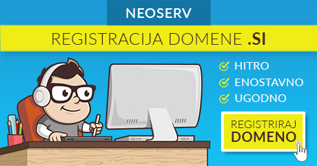 NEOSERV: Registracija domene .SI NEOSERV: Registracija domene .SI