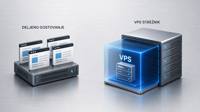 5 razlik med deljenim in VPS gostovanjem