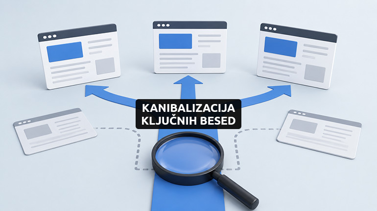 Kaj pomeni kanibalizacija ključnih besed?